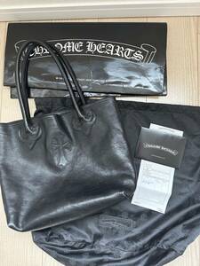 CHROME HEARTS クロムハーツ TOTE FS LINED クロスパッチ トート バッグ FS LINED FS レザートートバッグ インヴォイス原本