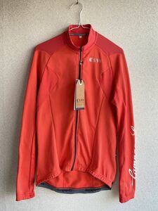 新品 CAMPAGNOLO SPARK FULL ZIP JERSEY ロングスリーブジャージ Mサイズ 赤 裏起毛 長袖 ジャージ カンパニョーロ CSW 0807S2404/520