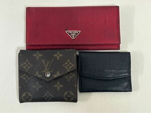 11109h LOUIS VUITTON ルイヴィトン PRADA プラダ 財布 折りたたみ 長財布 コインケース まとめ 