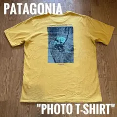 Patagonia  ポケTee クライミング 黄 M