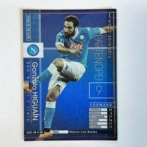 ♪♪WCCF 15-16 SOC ゴンサロ・イグアイン Gonzalo Higuain SSC Napoli 2015-2016♪四点落札で普通郵便送料無料♪