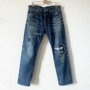 LFYT 5 POCKET SELVAGE WASHED DENIM PANTS ラファイエット lafayette デニムパンツ ジーパン ジーンズ ダメージ インディゴ