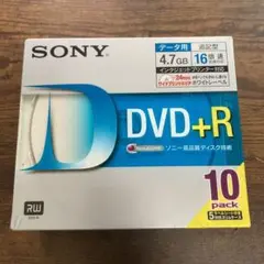 Sony DVD+R 4.7GB データ用 10枚パック 10DPR47HPSH