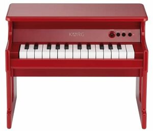 【中古】 KORG コルグ tinyPIANO タイニーピアノ ミニ鍵盤25鍵 レッド 自動演奏デモソングを50曲内蔵