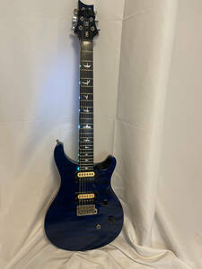 PRS SE custom24 blue LEDライト付き