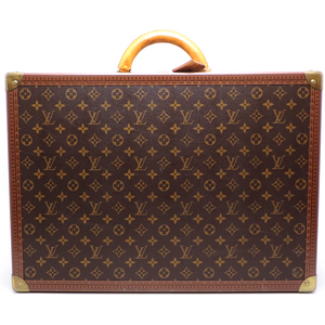 ［飯能本店］LOUIS VUITTON LV ルイ・ヴィトン ビステン 55 ※ ベタつきあり M21327 (廃番) トランク エベヌ (ブラウン系) DH82023