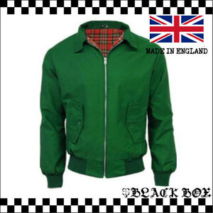 英国製 HARRINGTON JACKET スイングトップ ハリントンジャケット MODS モッズ ジャケット イギリス uk england イングランド BottleGreen S