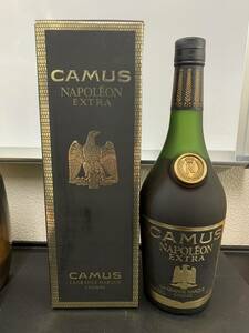 古酒　未開栓　CAMUS　NAPOLEON EXTRA　カミュ　ナポレオン　エクストラ　COGNAC　ブランデー　お酒　アルコール　元箱付き　①