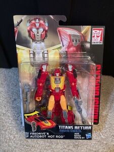 Hasbro Transformers Titans Return Firedrive Autobot Hot Rod Headmasters Rodimus 海外 即決