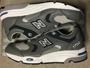 USA製 NEW BALANCE M1700GRA GRAY×NAVY US8.5 26.5cm グレー×ネイビー NB