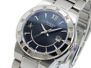 カシオ CASIO シーン SHEEN クオーツ レディース 腕時計 SHE-4500D-1A ブラック