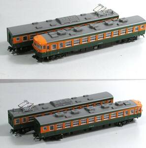 KATO 　クモハ165＋モハ164（低屋根、T)　合計2両　（中古・美品） ②