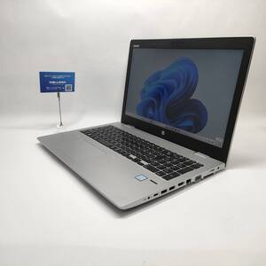 ★SSD搭載/ヒンジ破損あり★ HP ProBook 650 G4 [Core i7 8550U 8GB 256GB 15.6インチ Windows 11 Pro] 中古 ノートパソコン (2597)