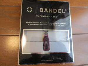 BANDEL バンデル スラッシュ ネックレス ブラック×ピンク　M