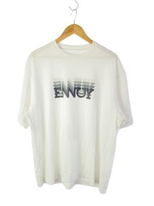 the ennoy professional◆Tシャツ/L/コットン/WHT