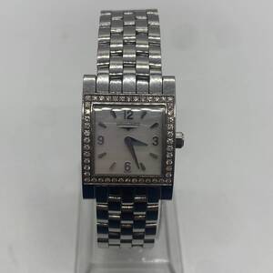 057 中古品 LONGINES ロンジン ドルチェヴィータ ダイヤモンドベゼル クォーツ 腕時計 レディース L5.166.0 30683094 ★テスター反応あり★