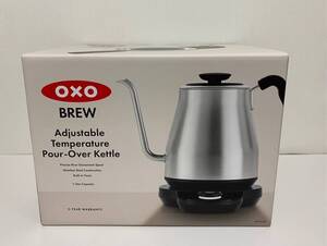 OXO 電気ケトル コーヒー ドリップ ケトル 1.0L 温度調節 保温機能 タイマー付き