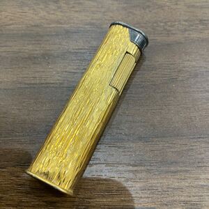 【E/H18030】dunhill ダンヒル ライター ゴールド ローラー式 着火未確認 ジャンク品