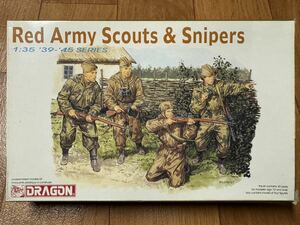 11008 複数封入品 1/35 DRAGON 6068 Red Army Scouts & Snipersドラゴン ソ連軍 偵察兵&狙撃兵チーム x3 未組立品