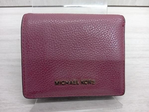 MICHAEL KORS 32T7GM9DIL 二つ折財布 ボルドー系 マイケルコース コンパクトウォレット