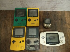 Nintendo　 任天堂　ニンテンドー　ゲーム機　まとめ　6点　 GAME BOY ゲームボーイカラー ゲームボーイアドバンス など　ジャンク