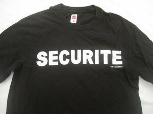 H.R.MARKET ハリウッドランチマーケット SECURITY Tシャツ3日本製