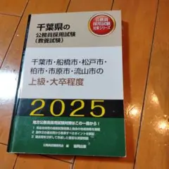 千葉市・船橋市・松戸市・柏市・市原市・流山市の上級・大卒程度 2025年度版