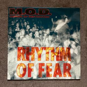 M.O.D./RHYTHM OF FEAR LPレコード 1992#modsods.o.d.methodofdestructionthrashmetalcrossoverhardcore