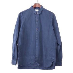 VISVIM 14SS LONG RIDER SHIRT L/S INDIGO OVER DYE 1 インディゴ 0114105011020 FF407 ビズビム ロングライダー長袖シャツ ヴィズヴィム