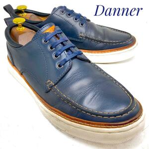 ☆即決・送料無料☆Danner ダナー モック チャッカ ライト D023001 紺 ネイビー 25.5cm 革靴 スニーカー カジュアル 本革 本皮 メンズ