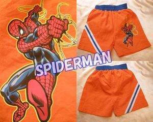 アメリカ直輸入　スパイダーマン　ベビー　水着　男の子　インナー付　トランクス　アベンジャーズ　マーベル　海　プール　2T　95cm