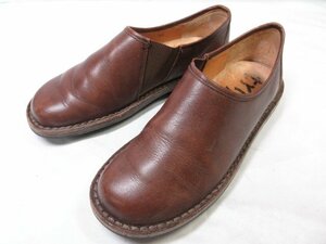 HH 超美品 【トリッペン trippen】 スリッポン レザー シューズ 紳士靴 (メンズ) size39 ブラウン系 ■30MZA5041■