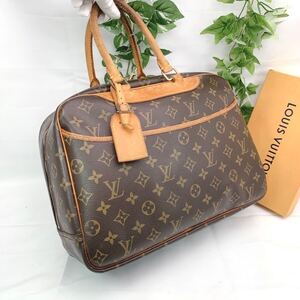 t756 LOUIS VUITTON ルイヴィトン M47270 モノグラム ドーヴィル ハンドバッグ トートバッグ 