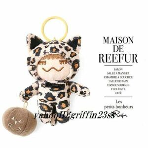 即決★MAISON DE REEFURメゾンドリーファー*セピア リンカチャン”Leopard”梨花人形ストラップ*キーホルダー*ハロウィン