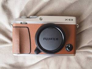 【美品】元箱あり FUJIFILM 富士フイルム X-E3 限定ブラウンカラー本体