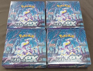 【送料無料】ポケモン カードゲーム/ポケカ/バイオレットex 4BOX【問屋仕入れ 新品 シュリンク付き未開封品】