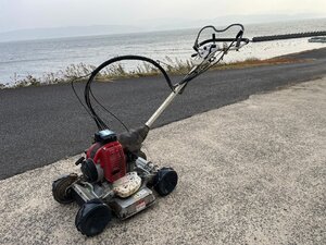 簡単に動作確認済み★オーレックスパイダーモア SP851 自走式草刈機 ４WD