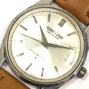 セイコー ライナー 手巻き 機械式 腕時計 46999 手巻き 機械式 腕時計 アンティーク メンズ 稼働品 社外ベルト SEIKO