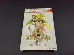 中古箱説付　マリー&エリー ふたりのアトリエ WSC 　ワンダースワンカラー　制作イースリースタッフ　ガスト