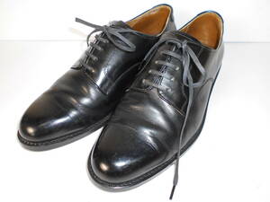 84◆THE KENFORD FINE SHOES プレーン トゥードレスシューズ◆ケンフォードファインシューズ 日本製 サイズ25.0cm Width:EE ブラック 6G