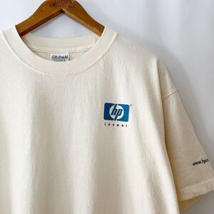 00s hp 地球儀 Tシャツ L ビンテージ 00年代 Hewlett-Packard Company IT 企業T ヴィンテージ