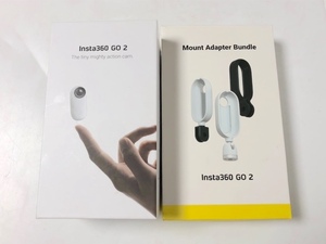 二点落札で送料無料！ I048【セット/美品】Insta360 GO 2 本体 + アクセサリーキット（Mount Adapter Bundle）2点 おまとめ