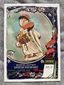 23Allen&Ginter Spotless Spans SS-40 Shohei Ohtani(大谷翔平)インサートカード