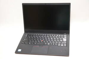 m698. Lenovo / ThinkPad X1 Carbon / Core i7-8世代 / メモリ不明 / SSDなし / 通電確認・ジャンク