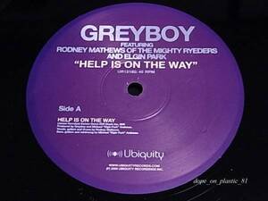 Greyboy / Help Is On The Way/♪The Whatnautsカヴァー/Mighty Ryeders/5点以上で送料無料、10点以上で10%割引!!!/12