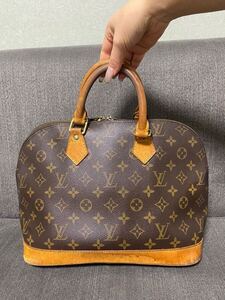 LOUIS VUITTON ルイ ヴィトン LV ハンドバッグ モノグラム アルマ M51130 ブラウン カバン レディース Bag 1円〜