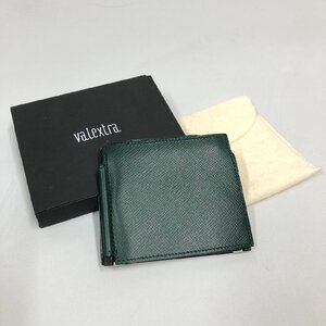 ▽▼【割と美品】Valextra ヴァレクストラ マネークリップ レザー 二つ折り 財布 ウォレット 札入れ 札ばさみ メンズ レディース