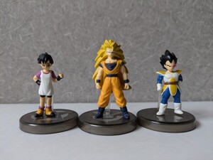 ドラゴンボール　ミニフィギュア　孫悟空　ベジータ　ビーデル　3種セット