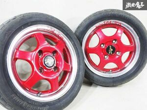 ●SPARCO スパルコ 13インチ 4.5J オフセット実測値＋38 4H 4穴 PCD110 ホイール 2本 旧ダイハツ車 ミラ ムーヴ オプティ リーザ ミゼット