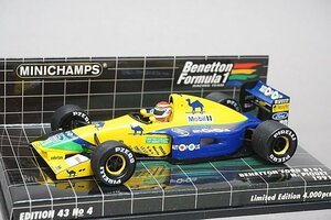 ミニチャンプス PMA 1/43 BENETTON FORD ベネトンフォード B191 N.ピケ 1991 #20 400910020